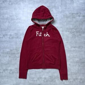 Y2K Abercrombie & Fitch Bruhundy Zip Up Jacket